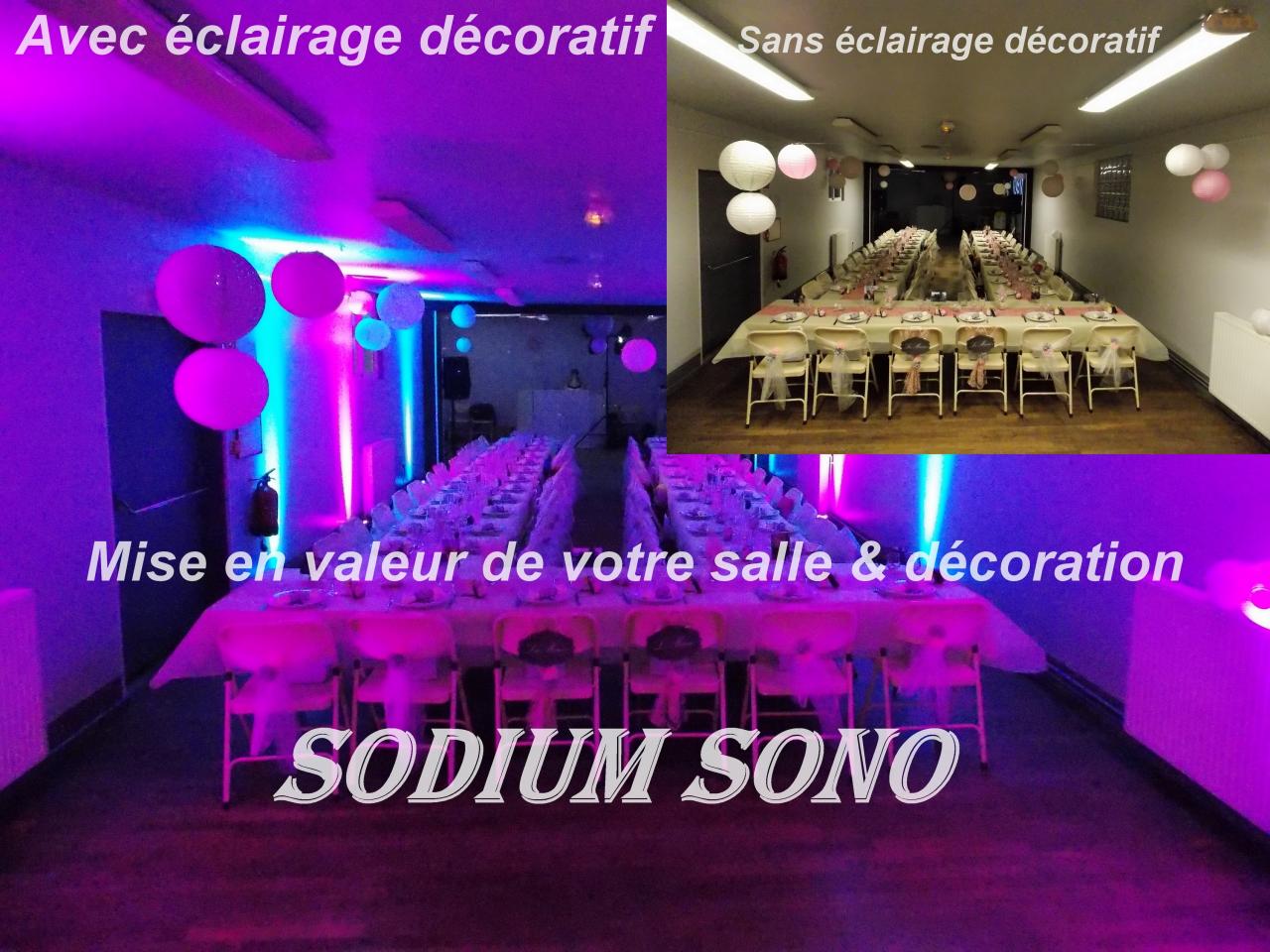 Avec et sans éclairage décoratif